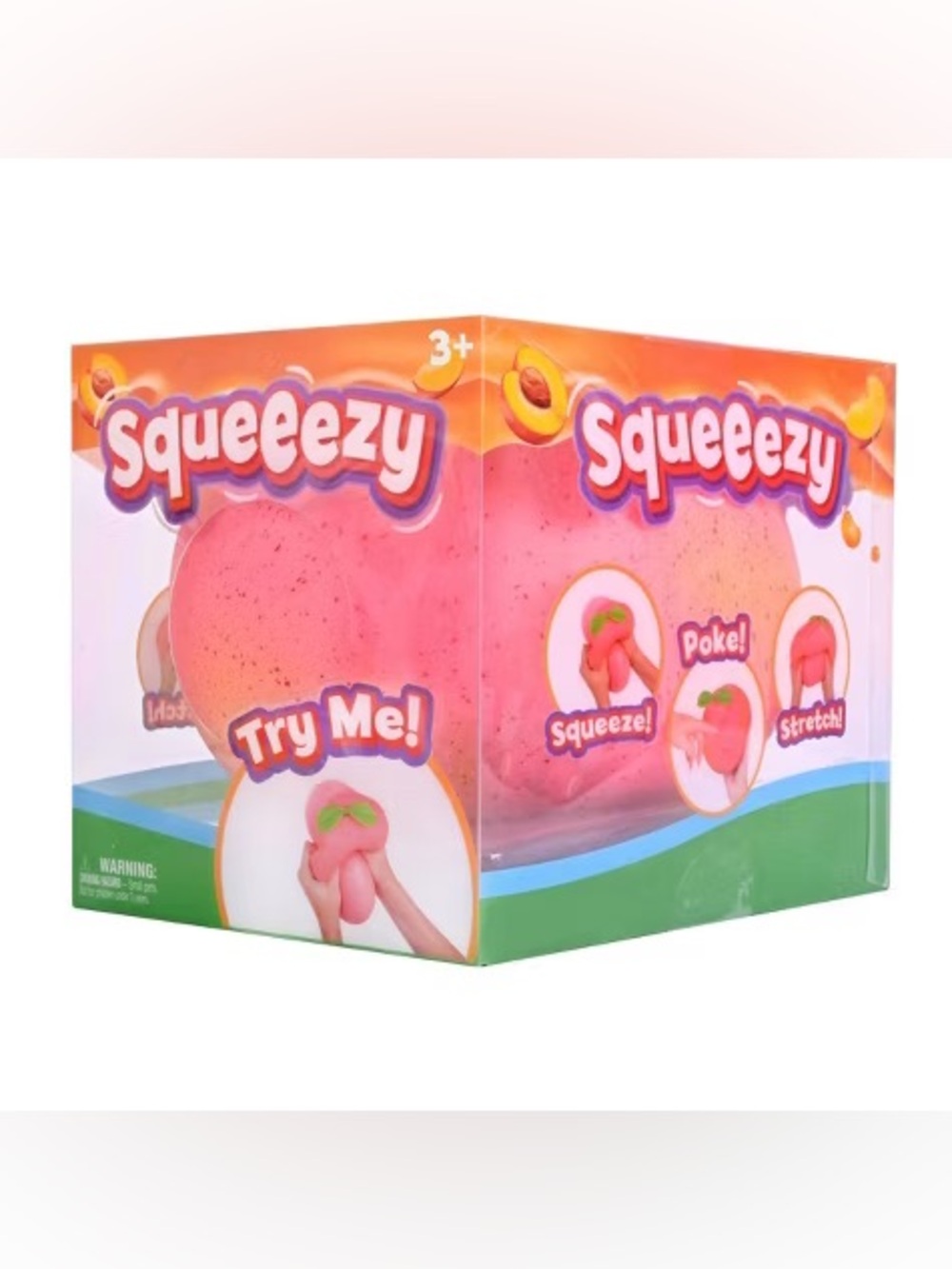 NEW Sunny Days Squeeezy Peach Squishy Stress Toy | Fast Shipping!